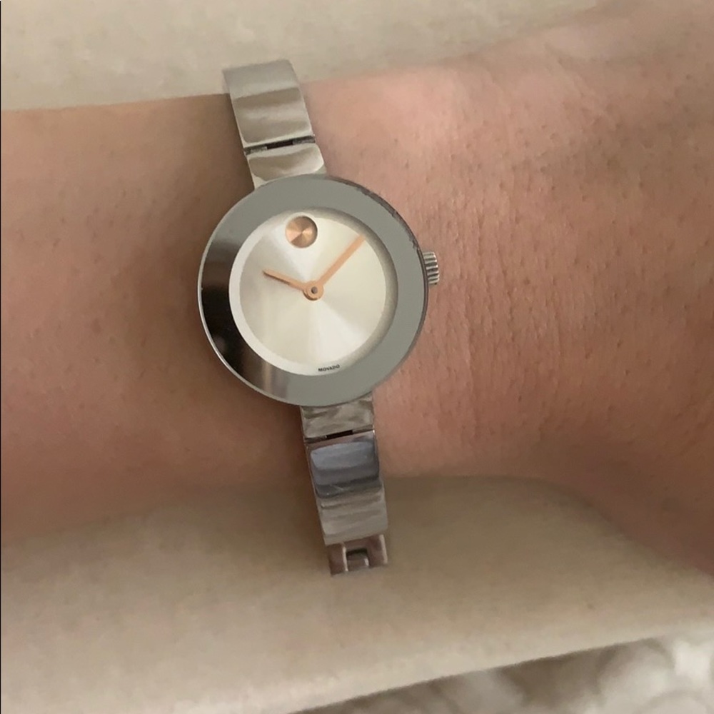 Woman’s movado watch comes with box